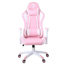 Scaun pentru gaming Marvo CH-116 pink-white foto