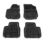 Set covorase auto din cauciuc Citroen C4 Cactus, 07.2014-05.2018, negru, presuri tip tavita, Rezaw 201228, Aftermarket, Rapid