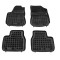 Set covorase auto din cauciuc Citroen C4 Cactus, 07.2014-05.2018, negru, presuri tip tavita, Rezaw 201228, Aftermarket