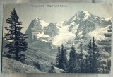 AD 69 C. P. VECHE - WENGERNALP -EIGER UND MONCH -ELVETIA -CIRCULATA 1922 FRANTA, Printata