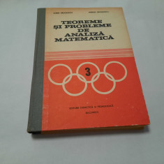 TEOREME SI PROBLEME DE ANALIZA MATEMATICA - SORIN RADULESCU RF20/0