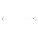 Cuier metal negru 120x6x1 cm
