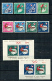 Panama 1963 - Jocurile Olimpice de iarna, serie+colite neuzate