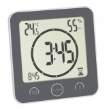 Ceas digital cu timer si termohigrometru pentru bucatarie si baie TFA 60.4001.10