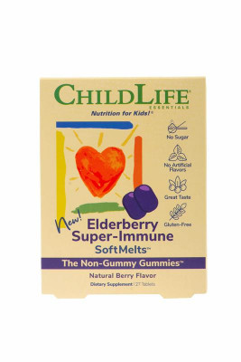 Supliment Alimentar Elderberry Super-Immune SoftMelts 27 comprimate Masticabile Secom foto
