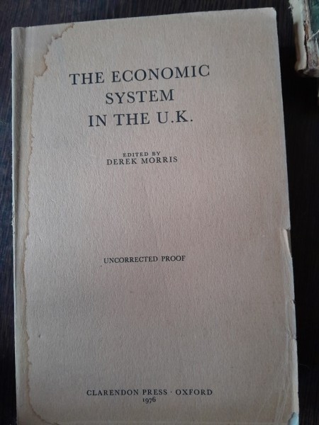 The economic system in the U.K - Derek Morris (Sistemul economic din U.K.)