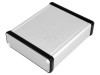 Carcasă aluminiu gri 103x120x30mm