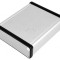 Carcasă aluminiu gri 103x120x30mm