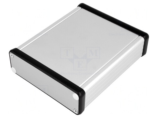 Carcasă aluminiu gri 103x120x30mm