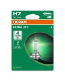Bec Far Osram Ultra Life H7 Blister - Durată de Viață 4x Mai Mare