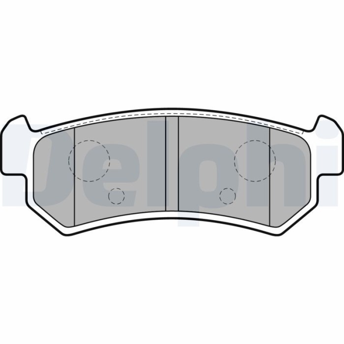 DELPHI LP1910 set placute frana,frana disc