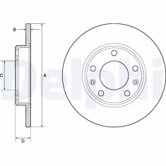 DELPHI BG4670C Disc frana