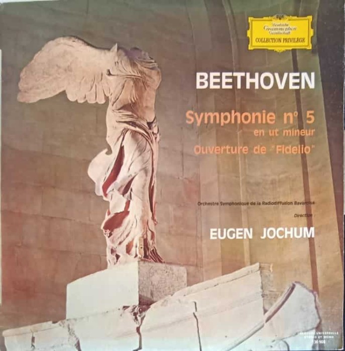 Disc vinil, LP. Symphonie Nr. 5 En Ut Majeur. Ouverture De Fidelio-Beethoven, Orchestre Symphonique De La R-241941