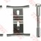 Set accesorii, placute frana PORSCHE CAYENNE (9PA, 955) (2002 - 2010) TRW PFK503