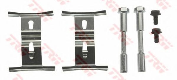 Set accesorii, placute frana PORSCHE CAYENNE (9PA, 955) (2002 - 2010) TRW PFK503
