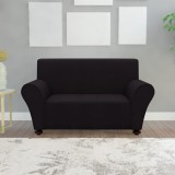 Cumpara ieftin Husă elastică pentru canapea poliester jersey negru