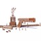 Puzzle 3D mecanic din lemn poligon de tragere StarHome GiftGalaxy