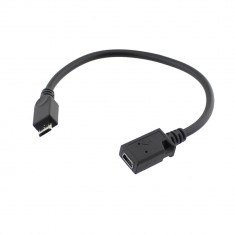 Cablu adaptor mini USB mama - micro USB tata, 20cm - 128186 foto