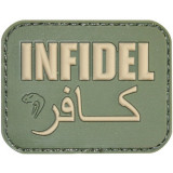 PATCH MESAJ - INFIDEL - GREEN