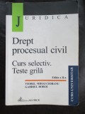 Drept procesual civil. Curs selectiv. Teste grila