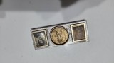 Placheta vintage cu iconita si 2 poze