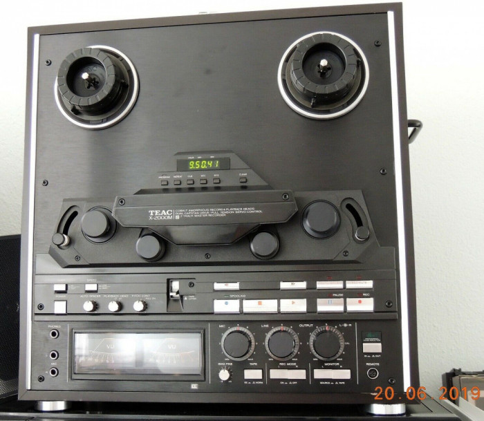 TEAC X-2000M, DBX, EE-Profi-Master-HiFi Tape Deck, 2-piste, 19/38+redare 4 piste