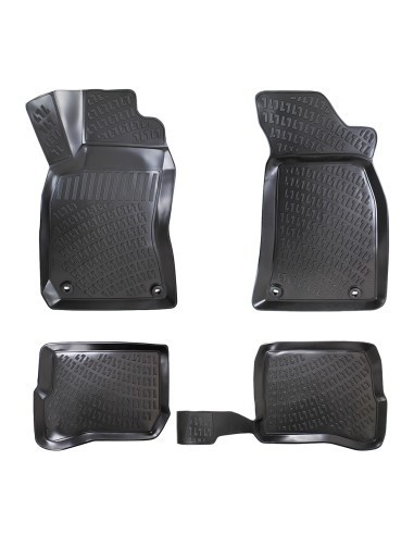 Set covorase auto din cauciuc tip tavita pentru Audi A4 B5 (Typ 8D) 1994-2001