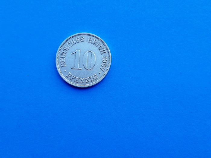 10 Pfennig 1907 Lit. A - Germania-XF