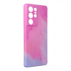 Husa Compatibila cu Samsung Galaxy S22 Ultra Forcell Pop Pink/Blue foto