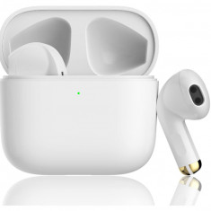 Casti True Wireless, Bluetooth, In-Ear, cu anulare a zgomotului, IPX7 rezistente la apa - RESIGILAT