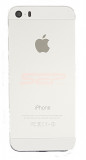 Capac baterie + mijloc + suport sim iPhone 5S WHITE