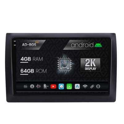 Navigatie 2K Fiat Stilo Android OS, S-Quadcore 4GB RAM + 64GB ROM, 9.5 Inch - AD-BGS90042K+AD-BGRKIT356V2 foto