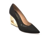 Pantofi eleganti EPICA negri, 2375003, din piele intoarsa