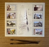 Rom&acirc;nia - Un Tezaur European, bloc de 8 timbre cu manșetă 2009 LP 1844d
