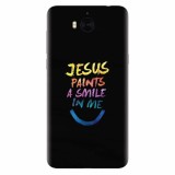 Husa silicon pentru Huawei Y5 2017, Jesus Paints A Smile In Me