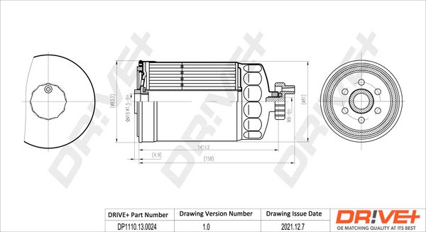 Dr!ve+ DP1110.13.0024 filtru combustibil