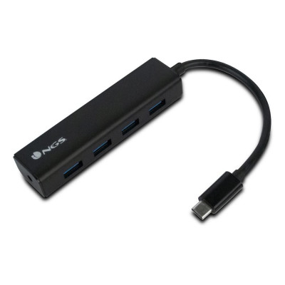 Hub USB type C NGS Wonder Hub4 4 porturi USB 3.0 negru foto