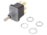 Comutator Basculant DPDT ON-OFF-ON 6A 230V IP67
