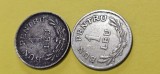 Romania 1 leu 1924 , ambele variante
