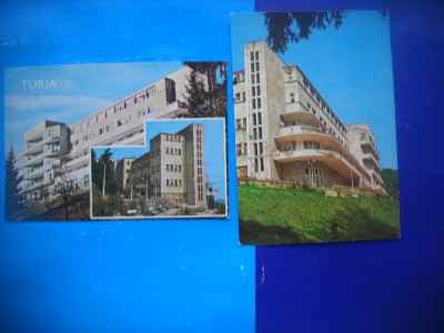 HOPCT LOT 2295 TURIA -JUD COVASNA -2 CARTI POSTALE-CIRCULATE foto