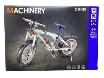 Set constructie bicicleta alba QL1291 foto