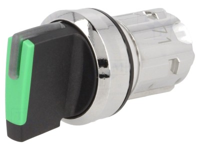 Comutator rotativ 22mm verde IP67 foto