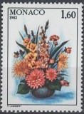 C4667 - Monaco 1982 - Flora neuzat,perfecta stare, Nestampilat