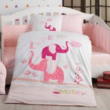Cumpara ieftin Lenjerie Bebe Preety Pink (Bumbac Poplin)