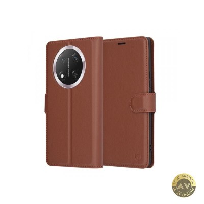Husa pentru Honor X9c / Magic7 Lite Techsuit Leather Folio Maro foto