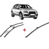 Cumpara ieftin Set 3 stergatoare AUDI Q5 Van (8RB) 2008 - 2017, pentru parbriz si luneta, Valeo Silencio Xtrm
