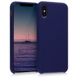 Husa pentru Apple iPhone X / iPhone XS, Silicon, Albastru, 46313.182, Carcasa, Kwmobile
