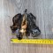 Doamna sezand- statueta din bronz pictat ND-18
