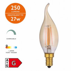 Sursa de iluminat (Pack of 5) LED Candle Light Bulb (Lamp) SES/E14 4W 250LM