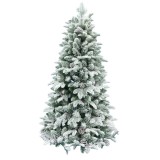 Brad artificial cu zapada si conuri, Alska, 150 cm